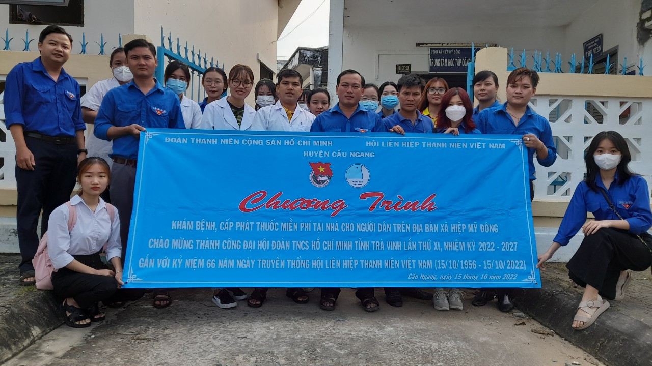 Cầu Ngang: Ngày thanh niên cùng hành động chào mừng thành công Đại hội đại biểu Đoàn TNCS Hồ Chí Minh tỉnh Trà Vinh lần thứ XI