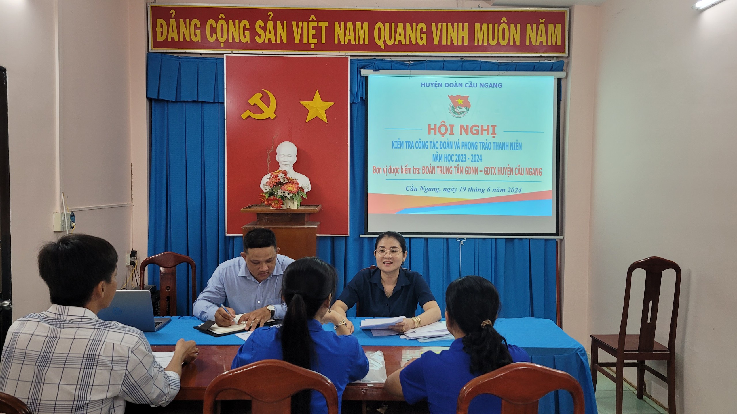 Cầu Ngang thành lập Đoàn kiểm tra tình hình thực hiện nhiệm vụ Công tác Đoàn và phong trào thanh niên trường học, năm học 2023 – 2024