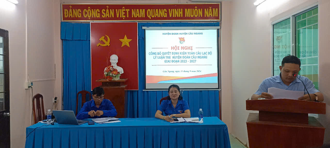 Cầu Ngang kiện toàn Câu lạc bộ “Thanh niên Khởi nghiệp” huyện Cầu Ngang.